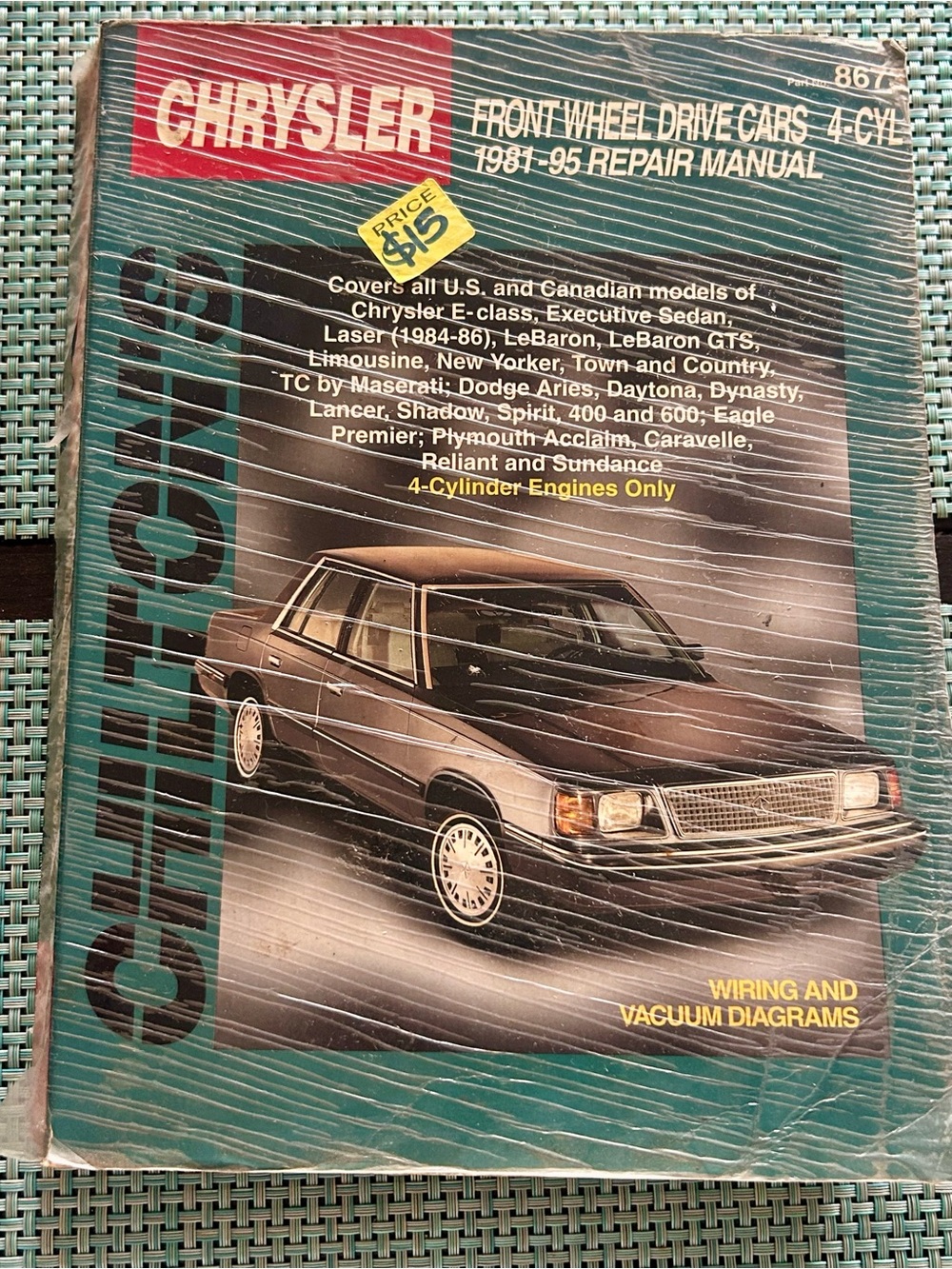 Chrysler 1981-95 Front Wheel Drive Cars Repair Manual